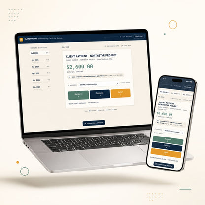 Bank Statements to a Schedule C Workbook | The Three-Button Method | ClarityPlano